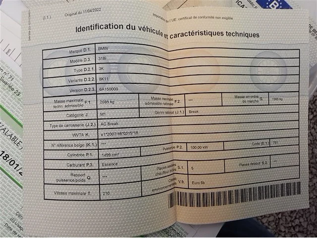 Bmw 318 ia,2017 - afbeelding 16 van  35