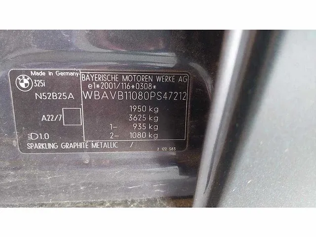 Bmw 325i business line, 43-tz-hj - afbeelding 7 van  15