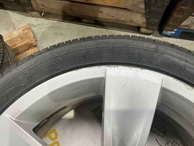 Bmw 5-series 18” autoband met velg (4x) - afbeelding 3 van  6