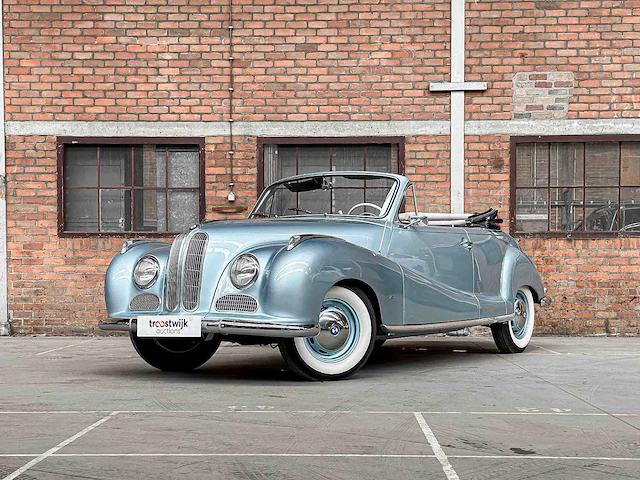 Bmw 501-6 baur 2-drs. cabriolet 1955, pm-40-40 oldtimer - afbeelding 1 van  71