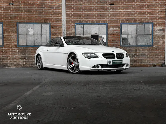 Bmw 645ci s 4.4 v8 e64 cabriolet 333pk 2004 6-serie, g-920-vb -youngtimer- - afbeelding 2 van  75