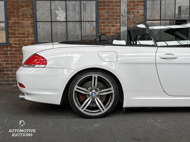 Bmw 645ci s 4.4 v8 e64 cabriolet 333pk 2004 6-serie, g-920-vb -youngtimer- - afbeelding 9 van  75