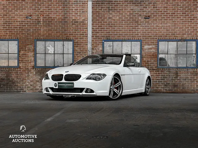 Bmw 645ci s 4.4 v8 e64 cabriolet 333pk 2004 6-serie, g-920-vb -youngtimer- - afbeelding 1 van  75