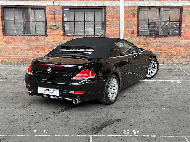 Bmw 650i cabrio 4.8 v8 367pk 2007 youngtimer 6-serie - afbeelding 3 van  44