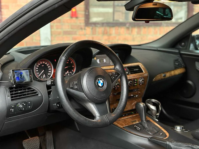 Bmw 650i cabrio 4.8 v8 367pk 2007 youngtimer 6-serie - afbeelding 10 van  44