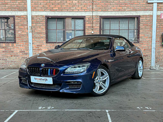 Bmw 650i cabriolet 4.4 v8 f12 m-sport 445pk 2013 6-serie - afbeelding 1 van  36