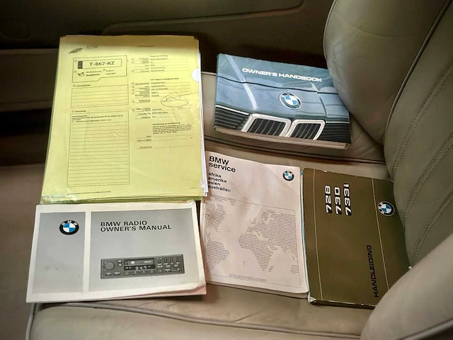Bmw 733i automaat klassieker, t-867-kz - afbeelding 19 van  19