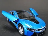 Bmw i8 blauw-zwart - afbeelding 4 van  5