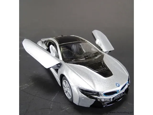 Bmw i8 zilver-zwart - afbeelding 4 van  5
