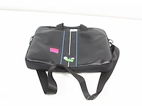 Bmw m carbon blue stripes laptoptas geschikt voor toestellen tot 16 inch zwart - afbeelding 4 van  5