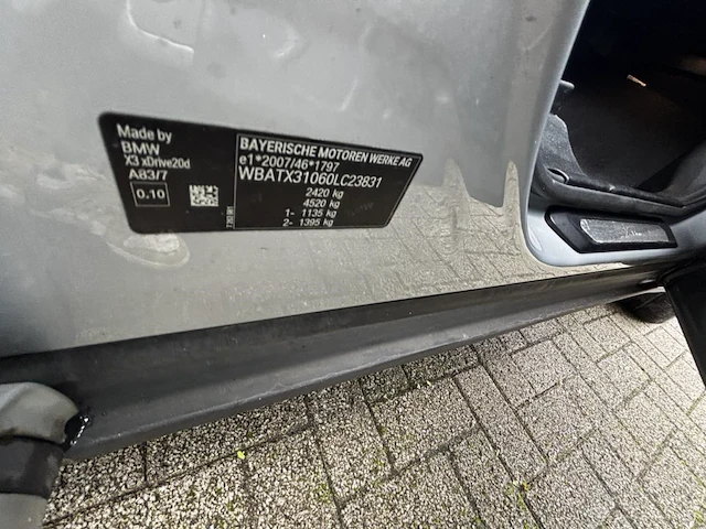 Bmw x3 (g01) 2.0ia xdrive30 opf 252 at,2018 - afbeelding 24 van  32