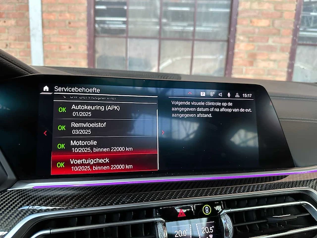 Bmw x5 m competition 4.4 v8 (carbon) 625pk 2021, l-552-nk - afbeelding 73 van  110