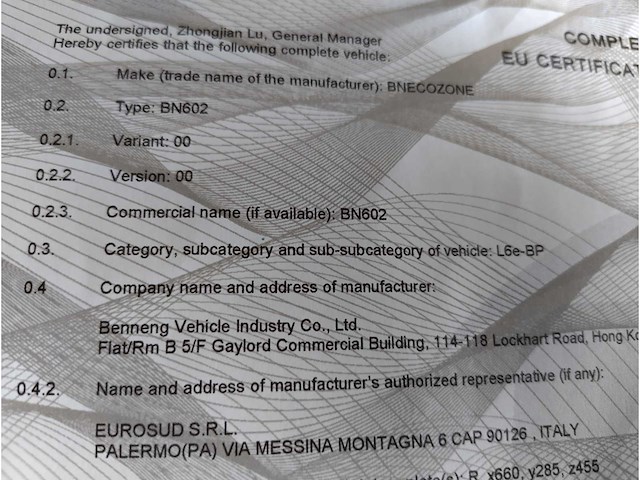 Bnecozone bn602 45km auto - afbeelding 21 van  29