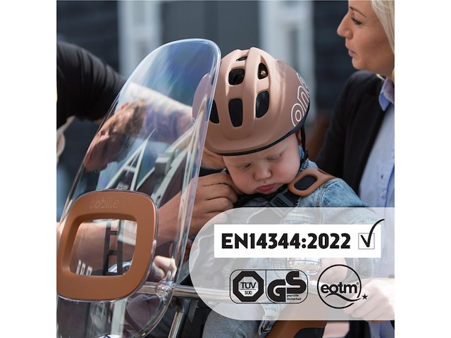 Bo-bike one mini fietsstoeltje voor choc brown - afbeelding 4 van  6