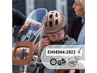 Bo-bike one mini fietsstoeltje voor choc brown - afbeelding 4 van  6