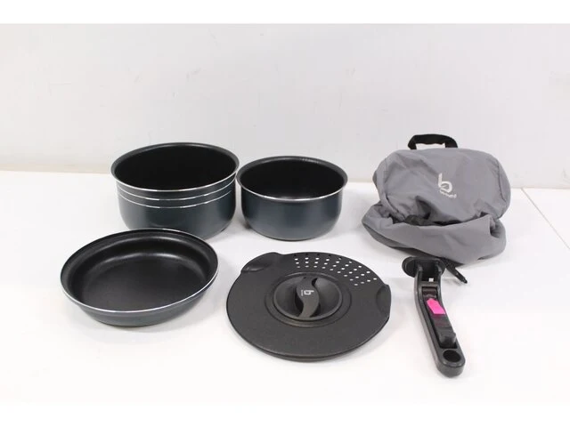 Bo-camp - pannenset - trekking - 5-delig - aluminium - afbeelding 4 van  5