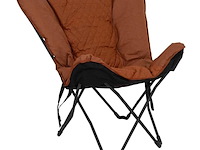 Bo-camp industrial vlinderstoel himrod l clay - afbeelding 1 van  3