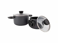 Bo-camp pannenset twist compact 2 aluminium inductie - afbeelding 1 van  1