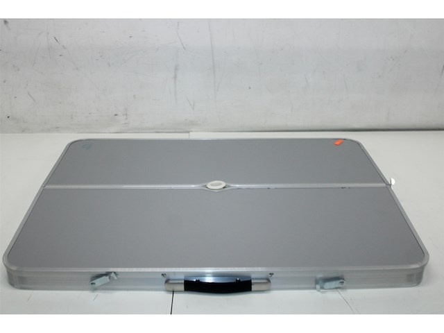 Bo-camp picknicktafel aluminium inklapbaar grijs - afbeelding 2 van  5