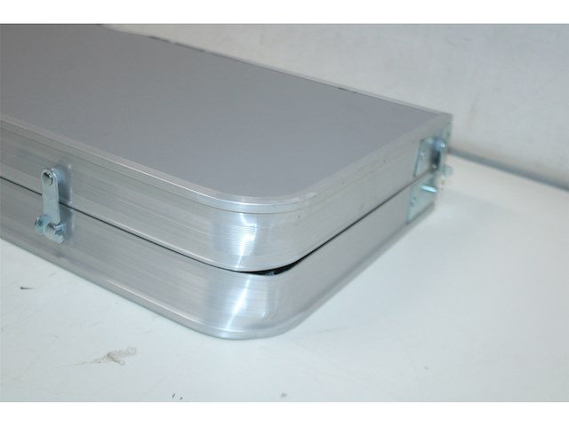 Bo-camp picknicktafel aluminium inklapbaar grijs - afbeelding 5 van  5