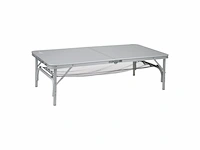 Bo-camp tafel premium koffermodel 120x60 cm grijs - afbeelding 1 van  6