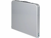Bo-camp tafel premium koffermodel 120x60 cm grijs - afbeelding 2 van  6