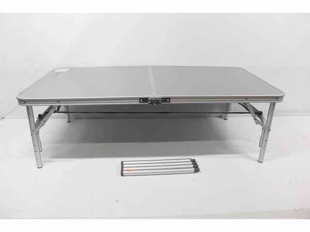 Bo-camp tafel premium koffermodel 120x60 cm grijs - afbeelding 5 van  6