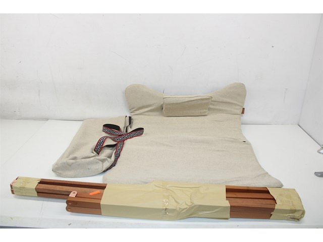 Bo-camp urban outdoor relaxstoel bloomsbury l oxford polyester beige - afbeelding 2 van  6