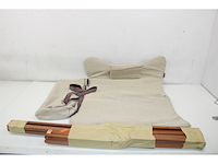 Bo-camp urban outdoor relaxstoel bloomsbury l oxford polyester beige - afbeelding 2 van  6