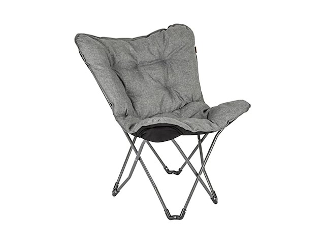 Bo-camp urban outdoor vlinderstoel redbridge oxford polyester m grijs - afbeelding 1 van  4