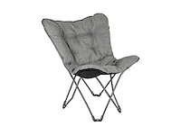 Bo-camp urban outdoor vlinderstoel redbridge oxford polyester m grijs - afbeelding 1 van  4