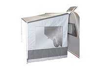 Bo-camp zijwand voor luifel universeel licht grijs - afbeelding 1 van  4