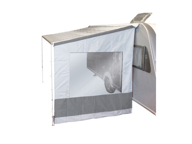 Bo-camp zijwand voor luifel universeel licht grijs - afbeelding 4 van  4