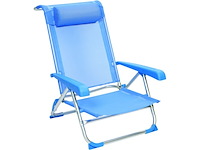 Bo-champ red mountain - strandstoel - deluxe - saint-tropez blauw - afbeelding 1 van  4