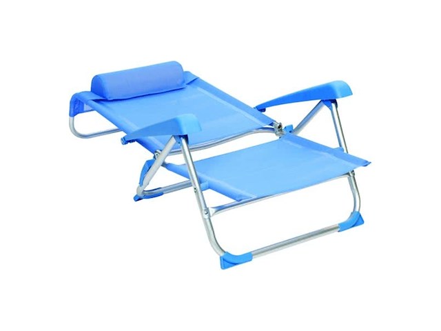 Bo-champ red mountain - strandstoel - deluxe - saint-tropez blauw - afbeelding 2 van  4