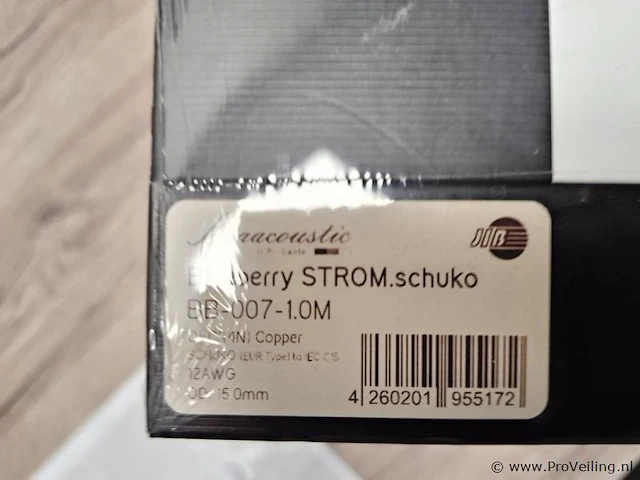 Boaacoustic stroomkabel type blueberry strom.schuko bb-007-1.0m - afbeelding 2 van  2