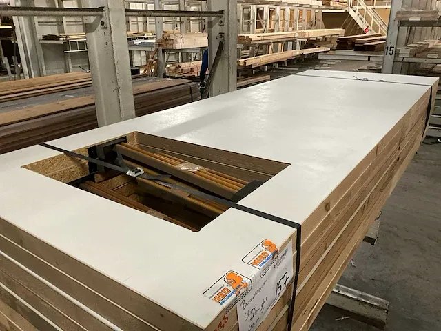 Board deuren met klein glas (8x) - afbeelding 4 van  4