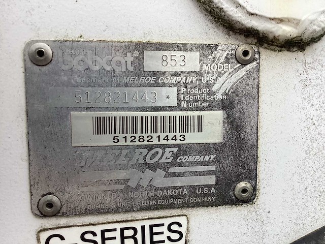 Bobcat 853 schranklader - afbeelding 15 van  15