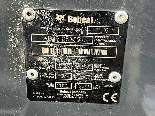 Bobcat e19 - 2022 - afbeelding 17 van  33