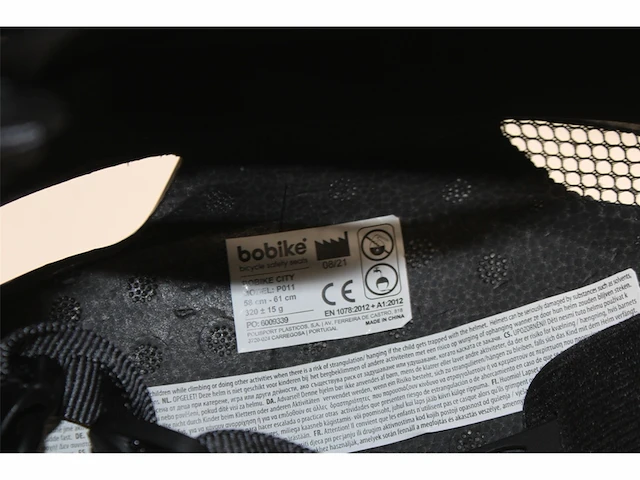 Bobike city helm cream maat l 58 - 61 cm - afbeelding 3 van  3
