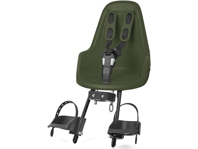 Bobike fiets kinderzitje mini one olive green - afbeelding 1 van  6