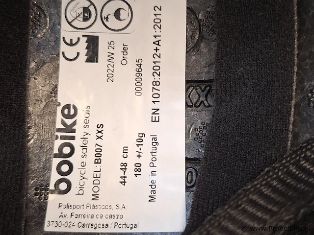 Bobike fietshelm model b007 xxs | maat 44-48 - afbeelding 4 van  4