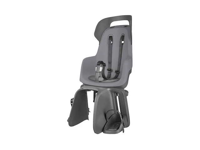 Bobike maxi go fietsstoeltje achter macaron grey - afbeelding 1 van  5
