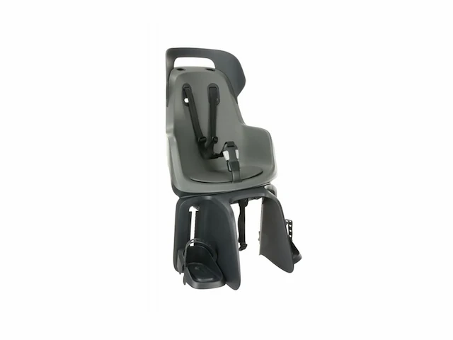 Bobike maxi go fietsstoeltje achter macaron grey - afbeelding 3 van  5