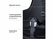 Bobike one mini fietsstoeltje voor - urban black - afbeelding 3 van  4
