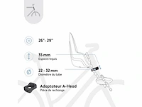 Bobike one mini fietsstoeltje voor choc brown - afbeelding 3 van  4