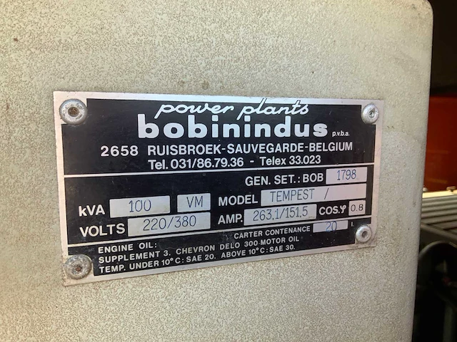 Bobinindus/vm 1306 noodstroomaggregaat - afbeelding 14 van  14