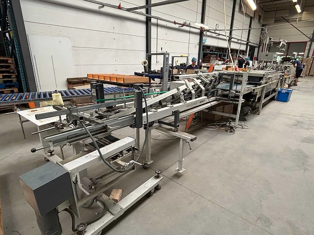 Bobst handypack semi-automatische aflegtafel voor vouw plak lijnen - afbeelding 1 van  9