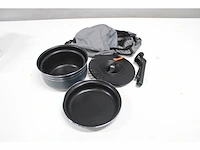 Bocamp pannenset trekking 5delig aluminium - afbeelding 4 van  5