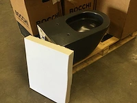 Bocchi - 1295 0129 - hangtoilet incl. toiletzitting antraciet - afbeelding 2 van  4